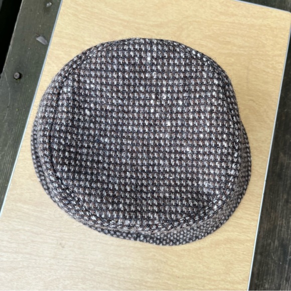 Flipside Hats Primo Reversible Bucket Hat Gray & Brown Wool Tweed & Gray Canvas - Picture 7 of 16